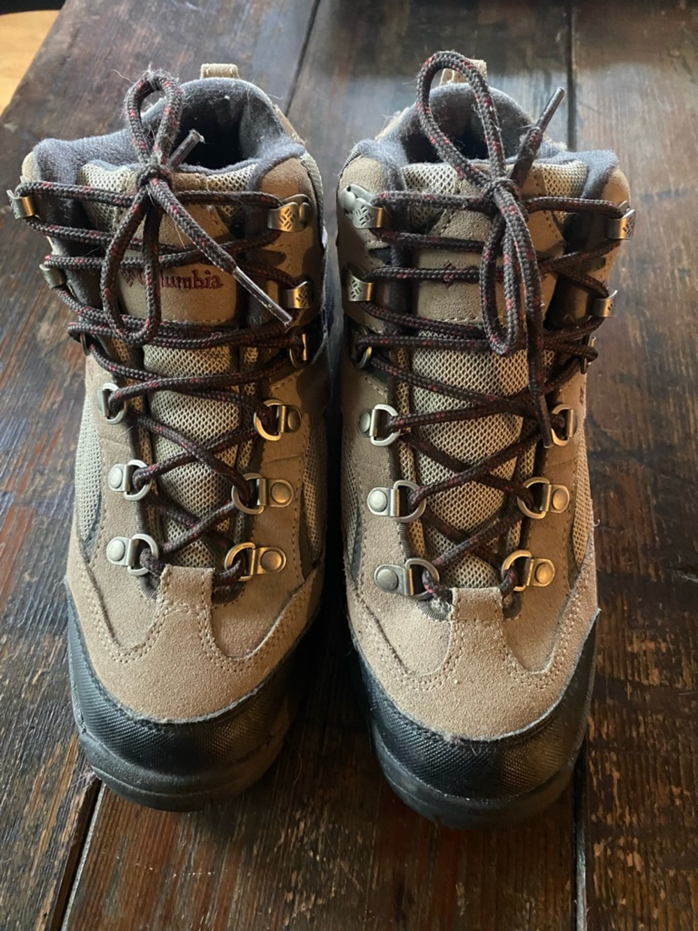 Columbia Brown and Gray Trail Hiking Boots